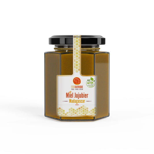 Miel de Jujubier de Madagascar | Artisanal et Naturel | Saveur Unique et Bienfaits Santé | Idéal pour Tartines et Recettes Gourmandes