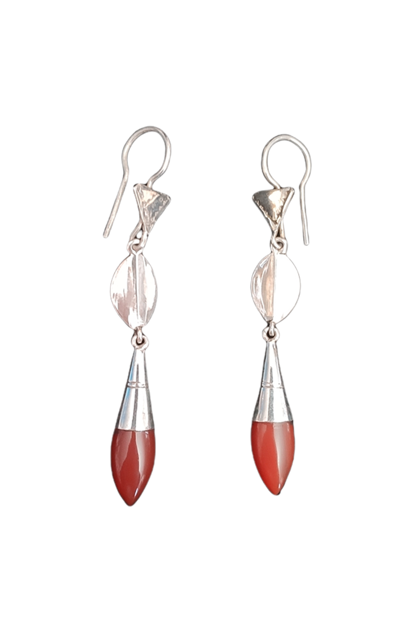 boucle d'oreille traditionnelle africaine, couleur chrome de luxe