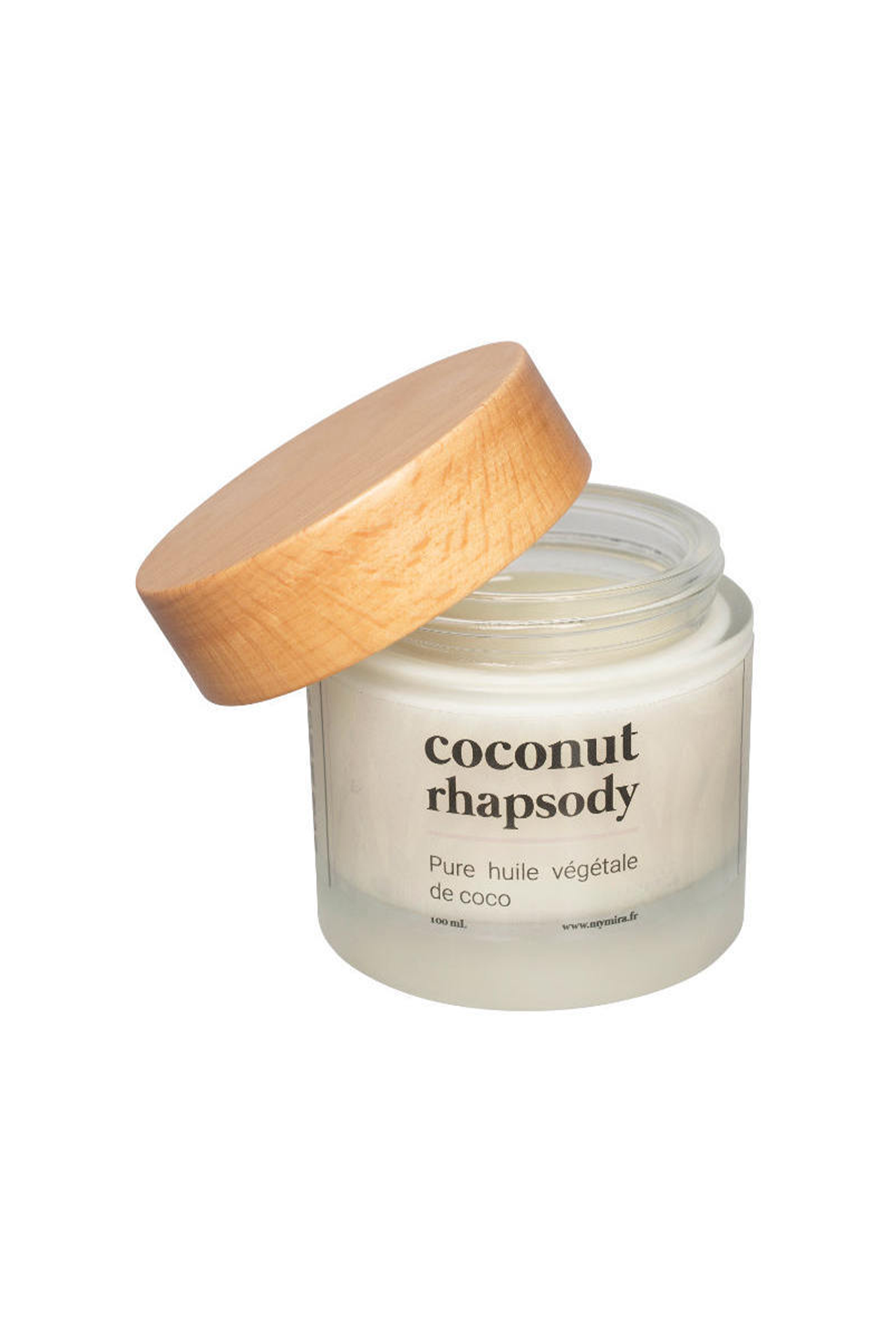 pot d'huile de noix de coco végétale