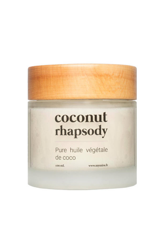 pot d'huile de noix de coco végétale