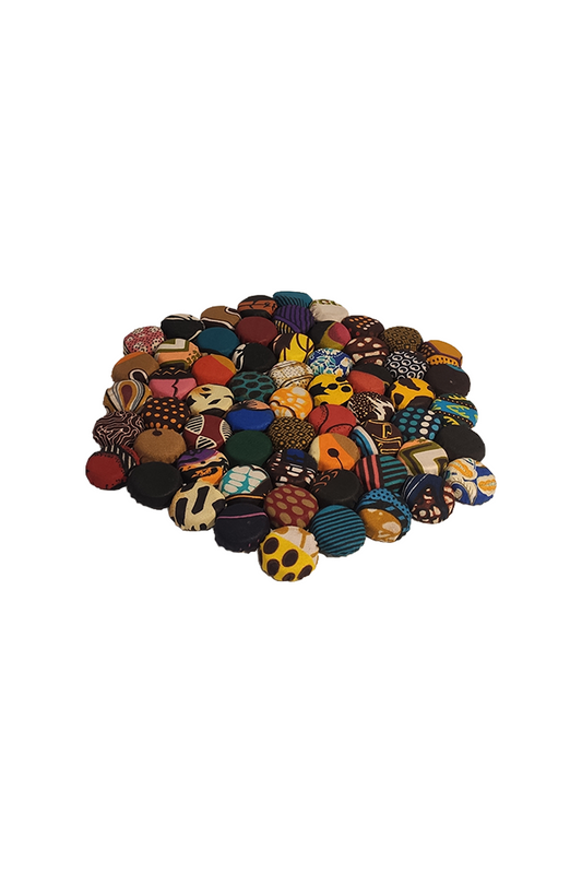 dessous de plat en capsules wax colorés, plat de table décoratif