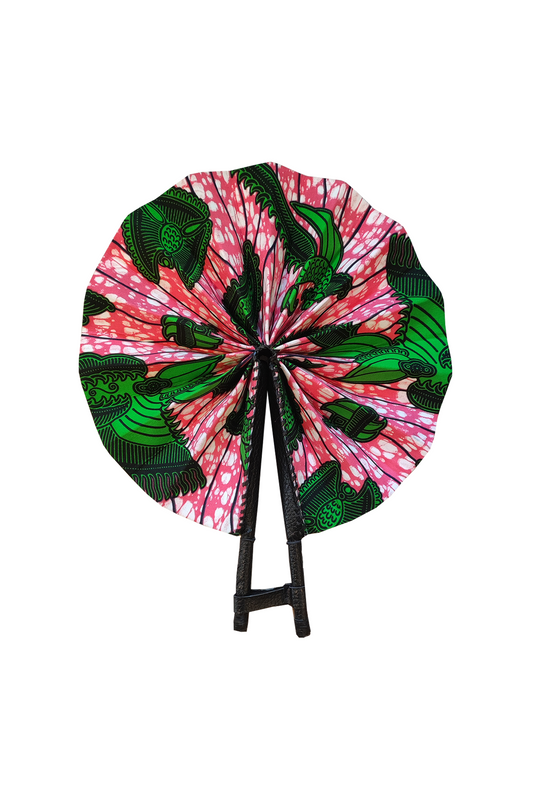 éventail tendance à motifs colorés d'afrique