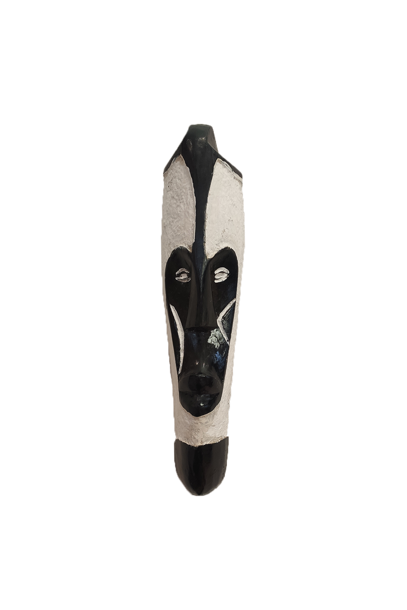 Masque fang coloré traditionnel africain