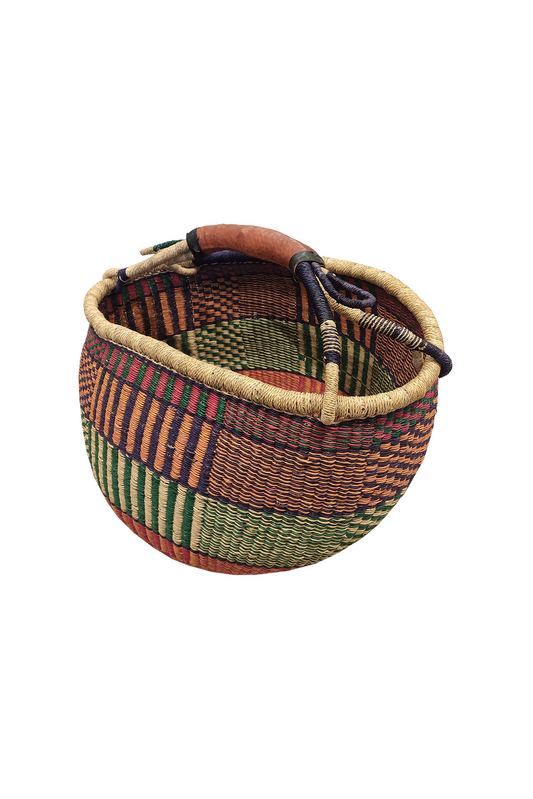 panier tendance traditionnel africain multicolore