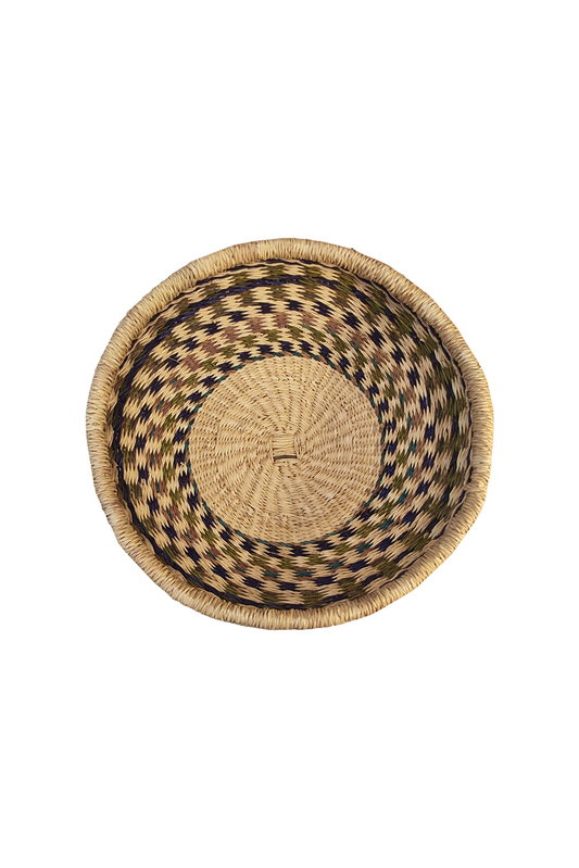 corbeille sénégalaise de tradition, faite à la main