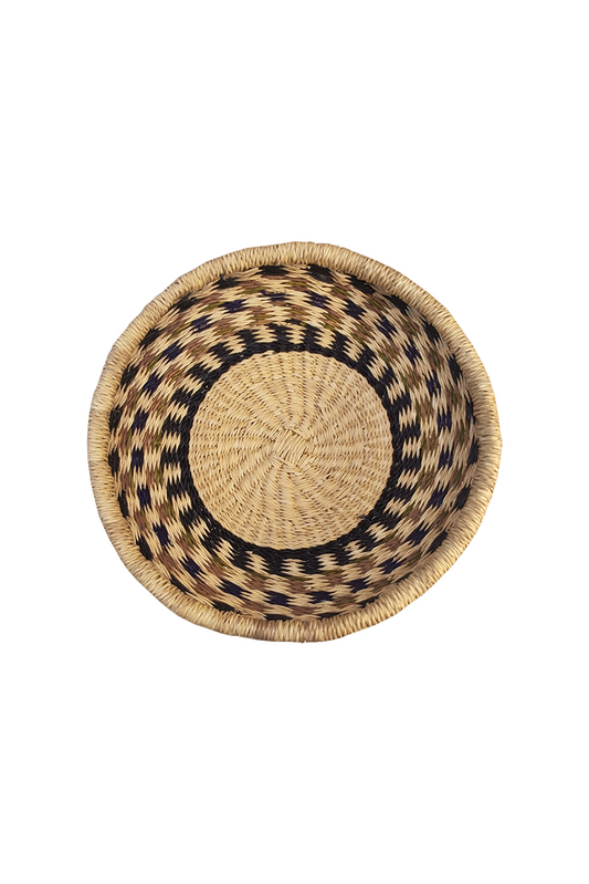 corbeille sénégalaise de tradition, faite à la main