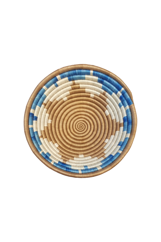 corbeille rwandaise de tradition, faite à la main