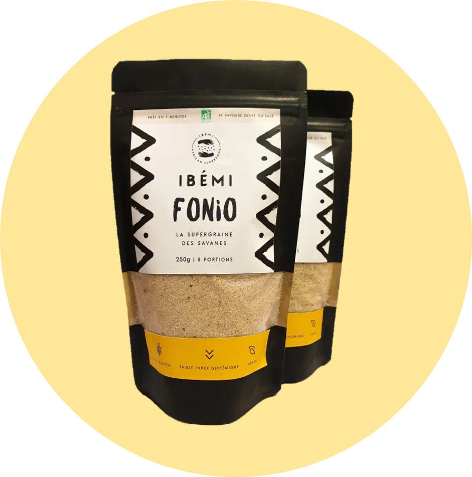 FONIO BIO IBÉMI - LOT de 3 SACHETS x 250G