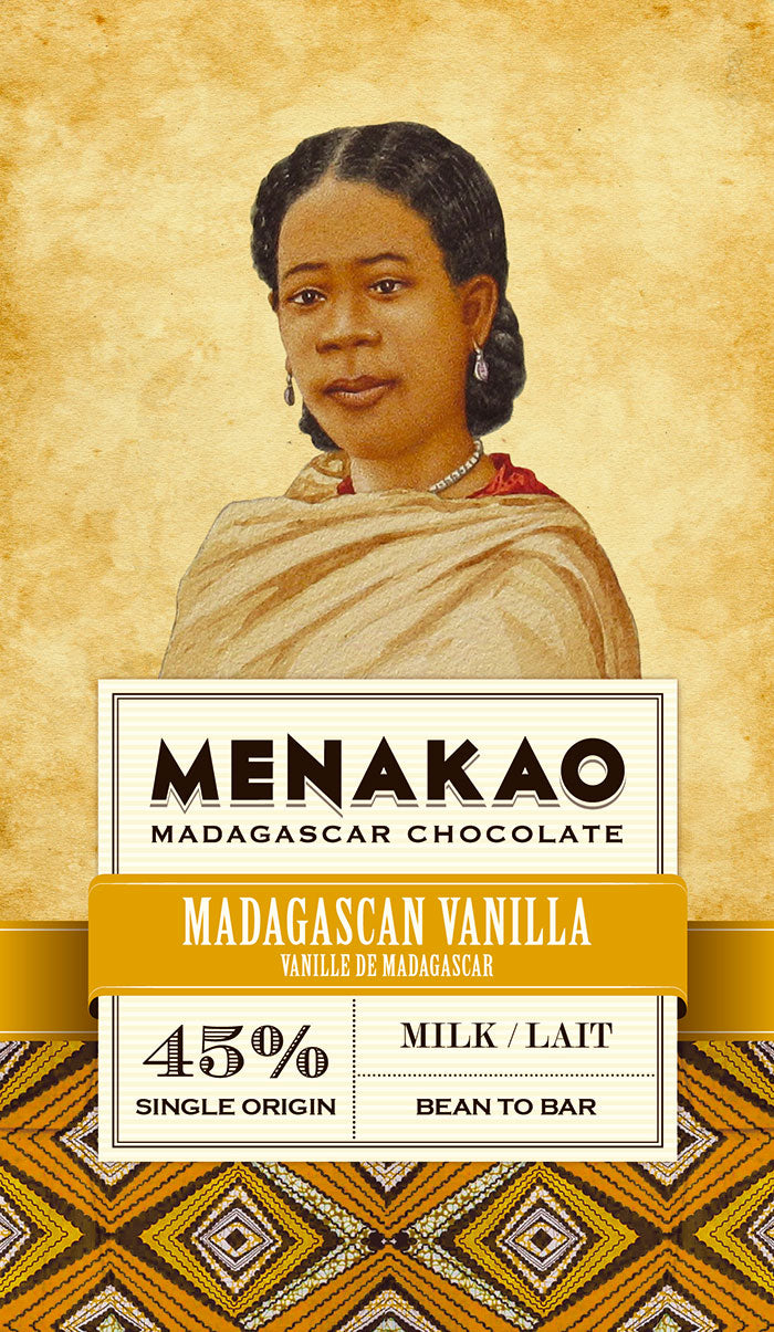 Tablette Chocolat Lait Vanille de Madagascar