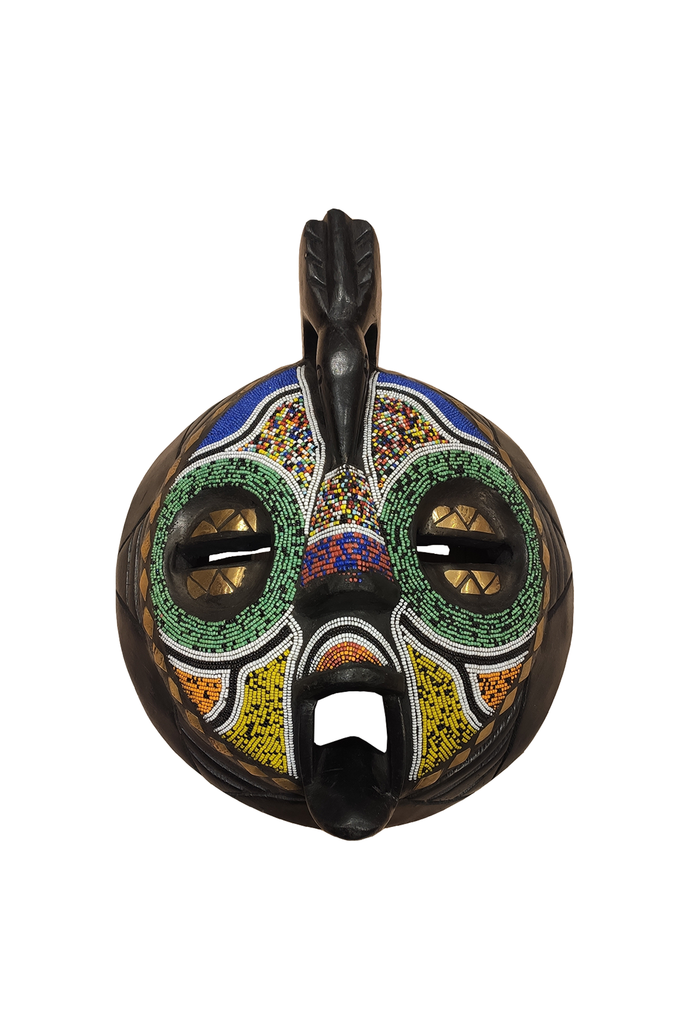 Masque coloré traditionnel africain 